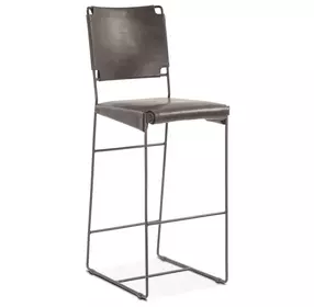 Melbourne Buffalo Leather Upholstered Counter Height Stool