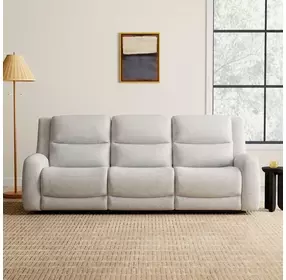 Giraldus Beige 88" Manual Reclining Sofa