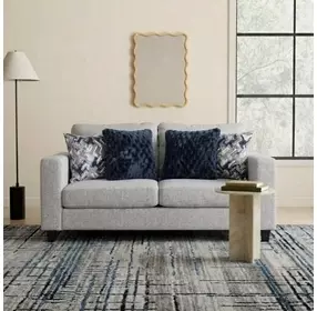 Harlow Light Gray 67" Loveseat