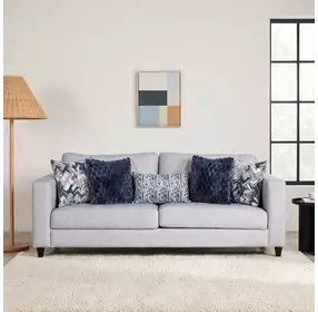 Harlow Light Gray 87" Sofa