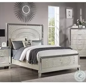 Valletta Champagne Panel Bedroom Set