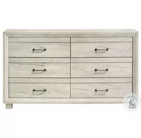 Tarrant White 6 Drawer Dresser