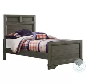 Foundry Brushed Pewter Youth Panel Bedroom Set