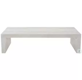 Summerton Sandblasted White Cocktail Table