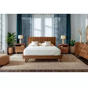 Lisbon Royal Brown 6 Drawer Dresser
