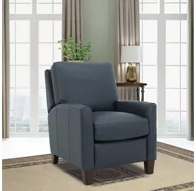 Fremont Santa Fe Ocean Leather Push Thru The Arms Recliner