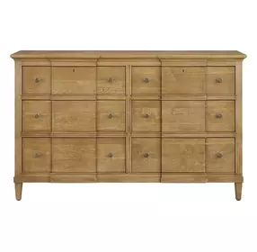 Oakmere Natural 6 Drawer Dresser