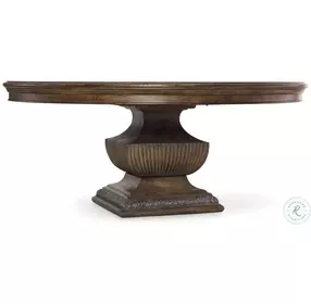 Rhapsody Rustic Walnut 72'' Round Dining Room Set