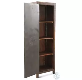 Welles Multicolor Reclaimed Vault Style Tall Cabinet