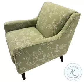 Celadon Vernon Sage Sloped Arms Accent Chair