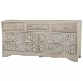 Haveli Heirloom White 7 Drawer Dresser