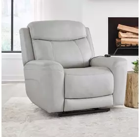 Everwell Sydney Granite Lay Flat Power Lift Recliner with Heat and Massage