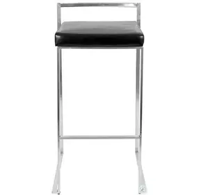 Fuji Black Bar Stool Set of 2
