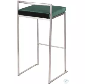 Fuji Green Bar Stool Set of 2
