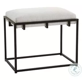 Solstice Crisp White Small Bench