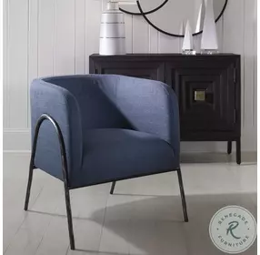 Jacobsen Blue Denim Accent Chair
