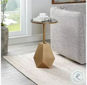 Sol Antique Bronze Accent Table