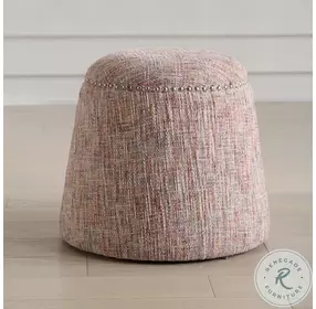Gumdrop Pink Ottoman