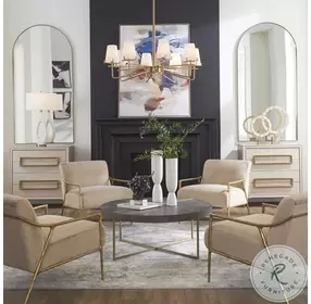 Alessia Light Oak 4 Drawer Accent Chest