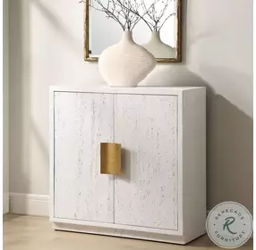 Emma White 2 Door Accent Cabinet