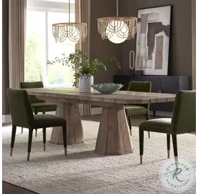 Caldera Brown Reclaimed Oak Extendable Dining Table