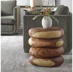 Alden Brown Oval End Table