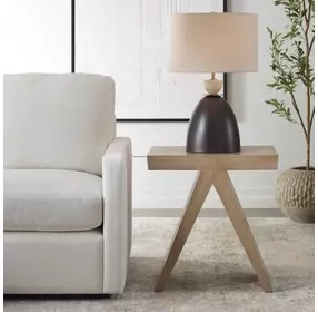 Riverton Brown Rectangular Accent Table