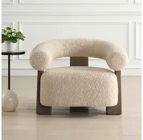 Langston Linen Upholstered Accent Chair