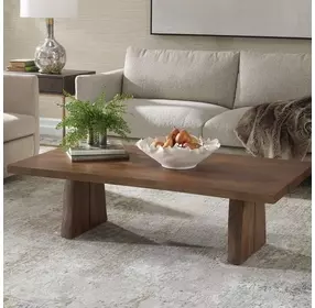 Kingsley Brown Rectangular Coffee Table