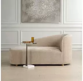 Hamilton Flax 67" Arm Chaise Lounge