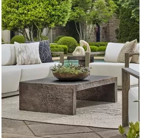 Oakley Dark Bronze Outdoor Rectangular Coffee Table
