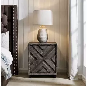 Oakley Dark Charcoal 1 Door Accent Cabinet