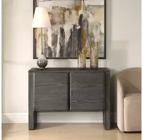 Monterey Black 2 Door Accent Cabinet