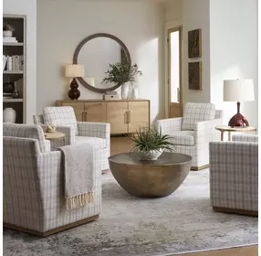Evanston Natural 4 Door Accent Cabinet