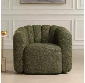 Riverton Moss Upholstered Swivel Accent Chair