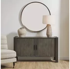 Alden Dark Gray 2 Door Accent Cabinet