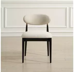 Alden Off White Upholstered Dining Chair Set of 2
