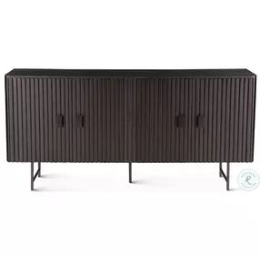 Halden Matte Black 67" Sideboard