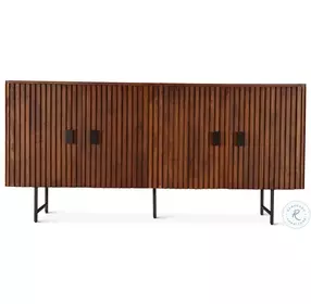 Halden Pecan Brown Tall 67" Sideboard