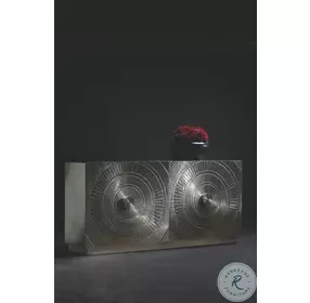 Barcelona German Silver Credenza