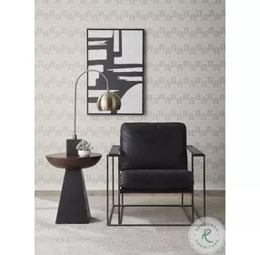 Palm Desert Two Tone 18" Round Accent Table