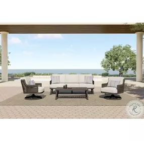 Genova Brown Outdoor Patio Coffee Table