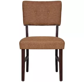 Tioga Brown Upholstered Dining Chair Set of 2