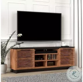 Graceland Black And Bourbon 85" TV Stand