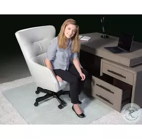 GCM-4553 Clear Glass 45" Chair Mat