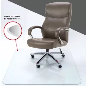 GCM-4860 Clear Glass 48" Chair Mat