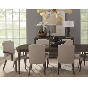 Oakridge Medley White Upholstered Dining Chair