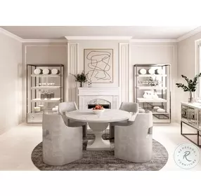 Mezzanine Dove Gray Host Chair