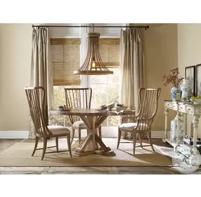 Sanctuary Antique Hickory Tall Spindle Side Chair Set Of 2