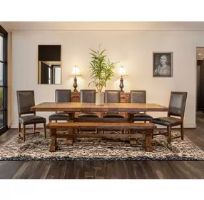 Dani Dark Brown Leather Dining Chair